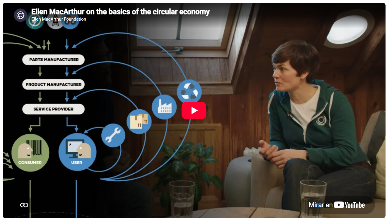 Ellen MacArthur explica los principios de la economía circular